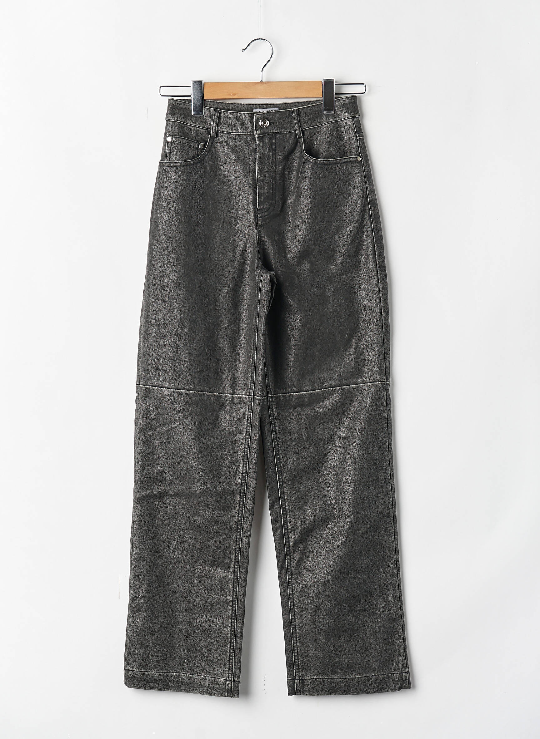 Pantalon drept negru LOAVIES femeie