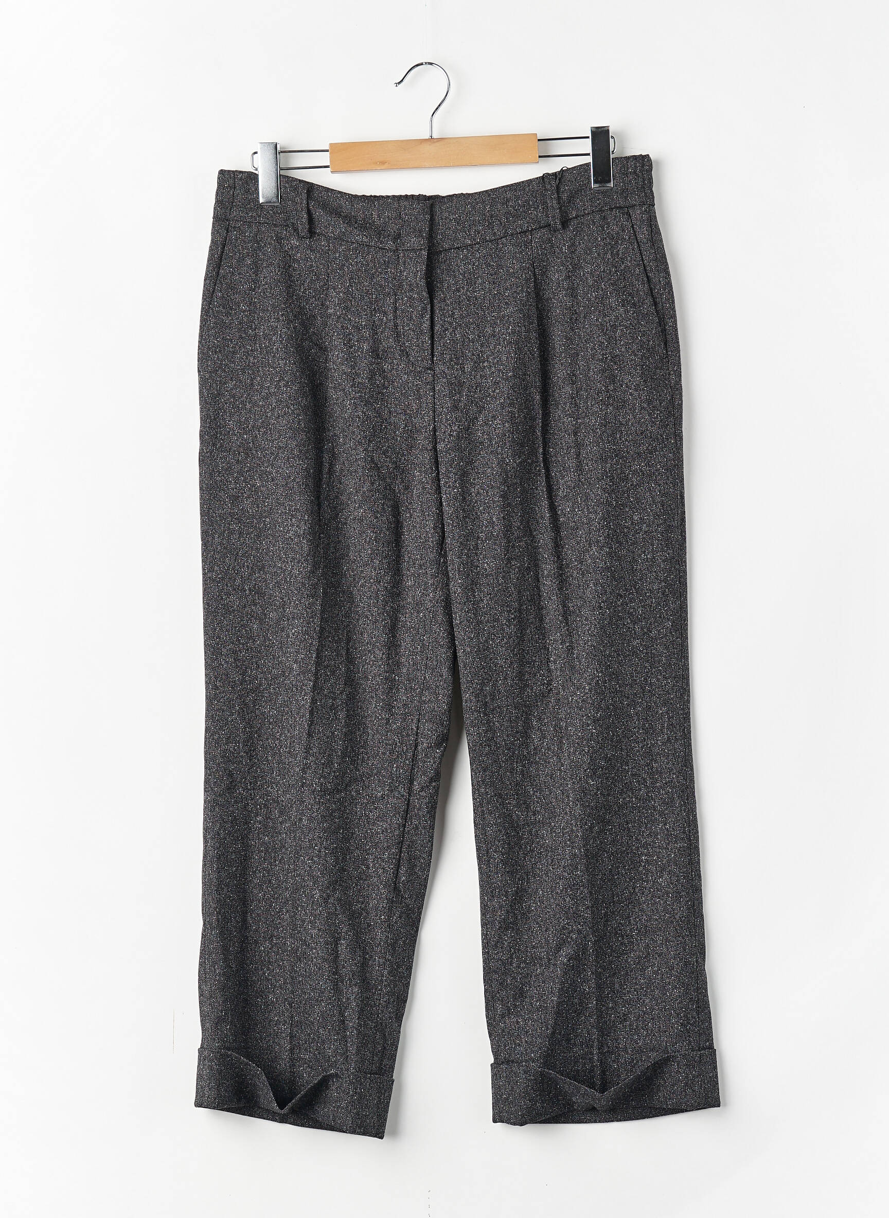 Pantalon 7/8 negru OPUS femeie