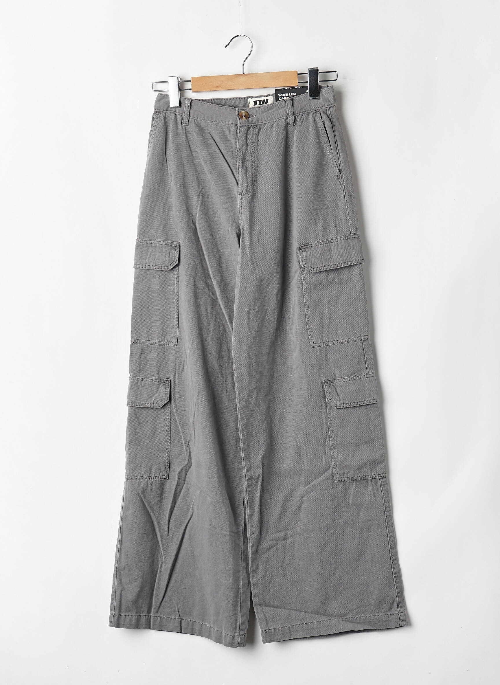 Pantalon cargo gri TALLY WEIJL femeie