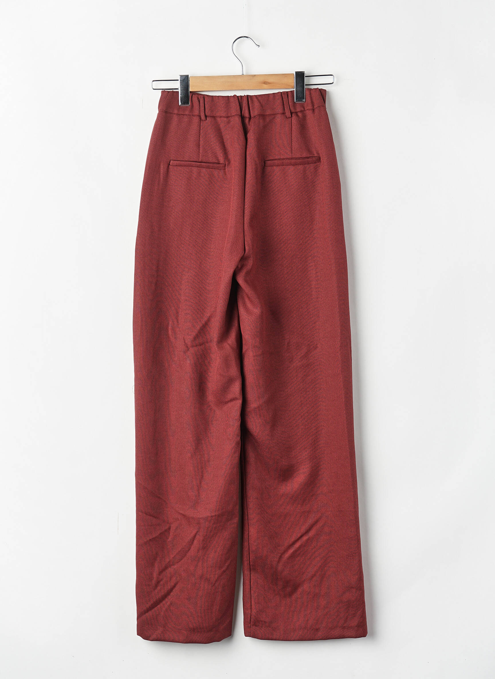 Pantalon drept roșu ASTRID BLACK LABEL femeie