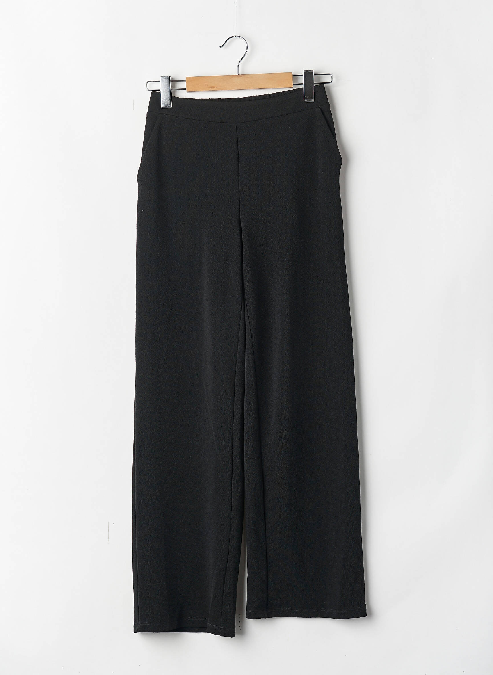 Pantalon larg negru VERO MODA femeie