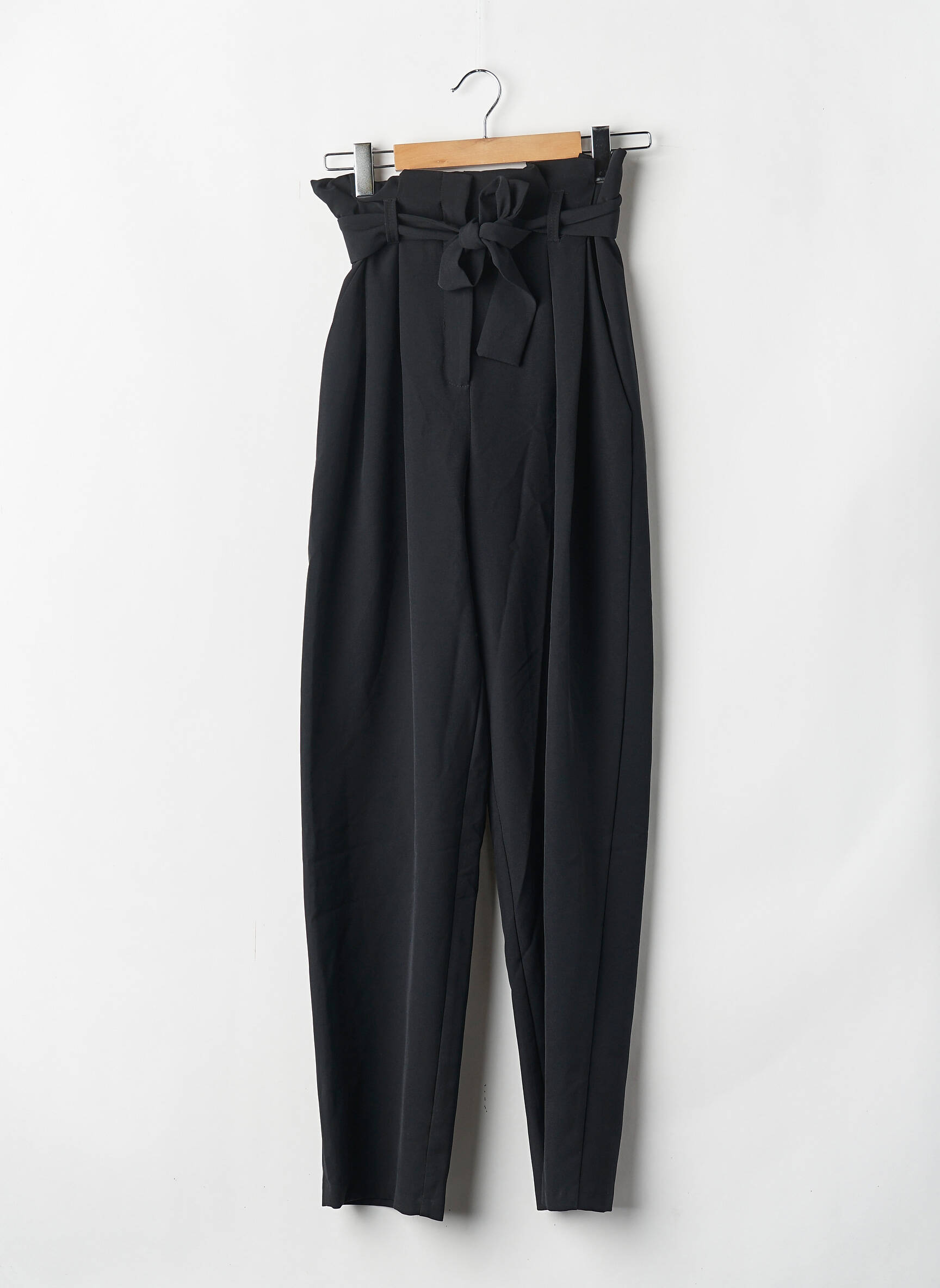 Pantalon drept negru ASTRID BLACK LABEL femeie