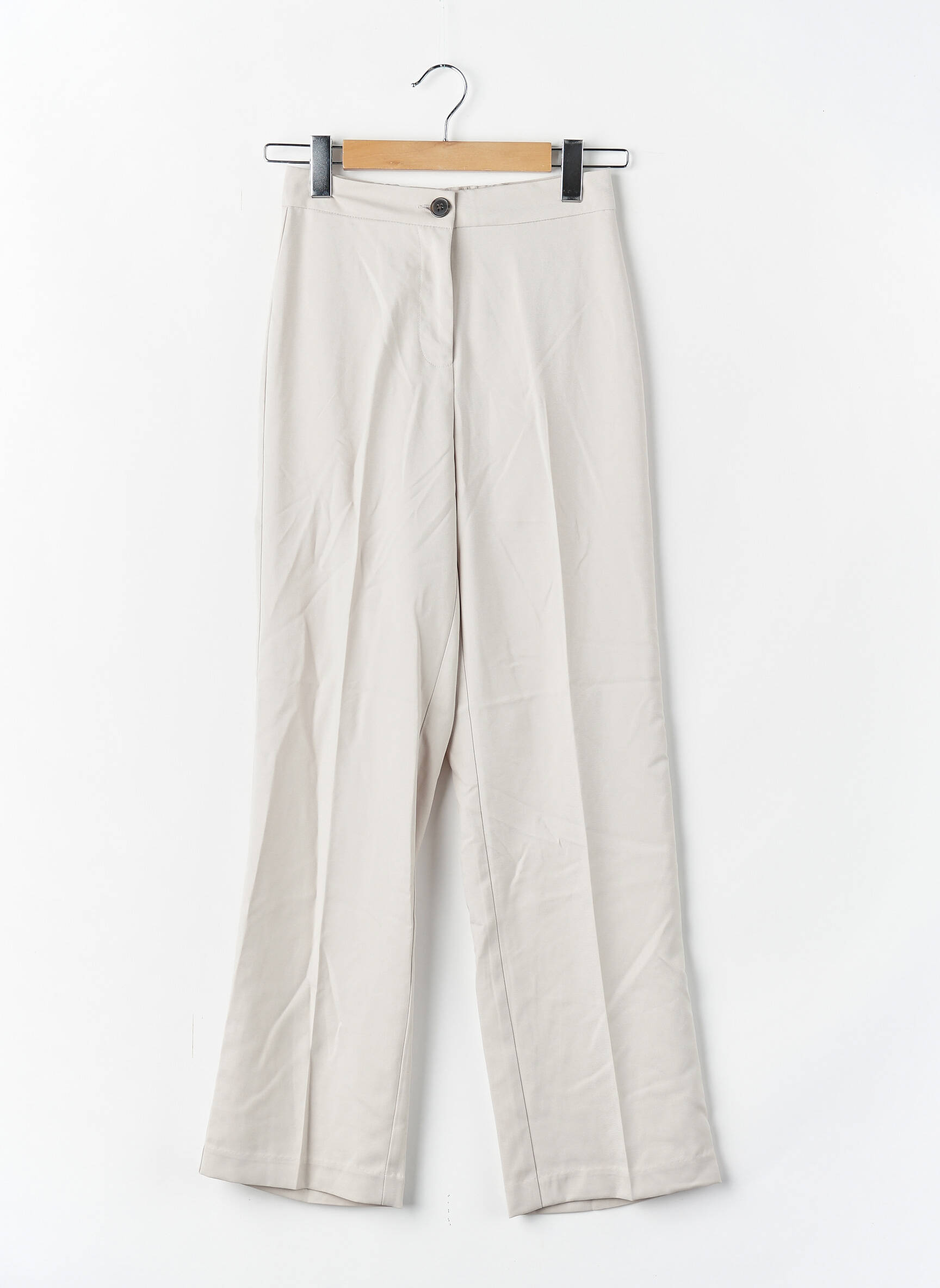 Pantalon drept mărime normală mărime normală gri VERO MODA femeie
