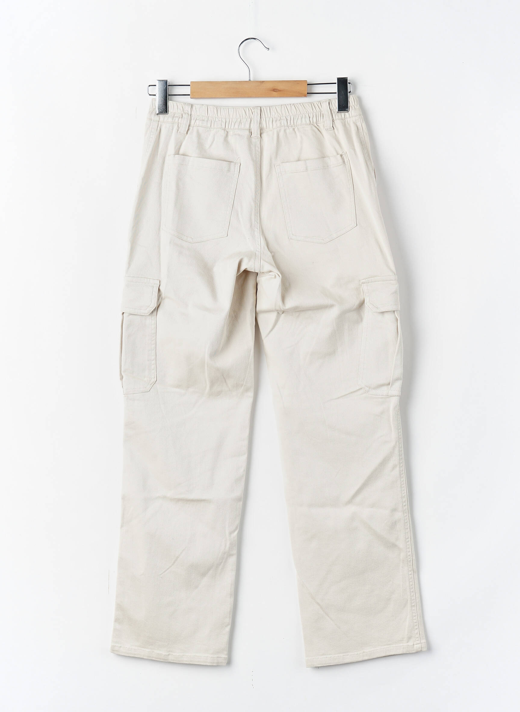 Pantalon cargo bej JACQUELINE DE YONG femeie
