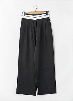 Pantalon larg negru HAILYS femeie