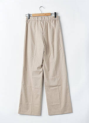Pantalon larg bej MANGO femeie