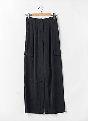 Pantalon cargo talie înaltă negru VILA femeie