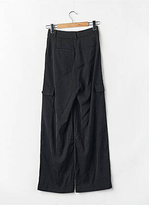 Pantalon cargo talie înaltă negru VILA femeie