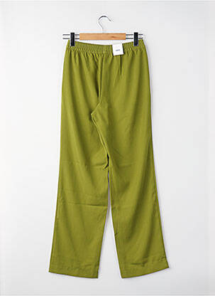 Pantalon drept croială dreaptă verde JJXX femeie
