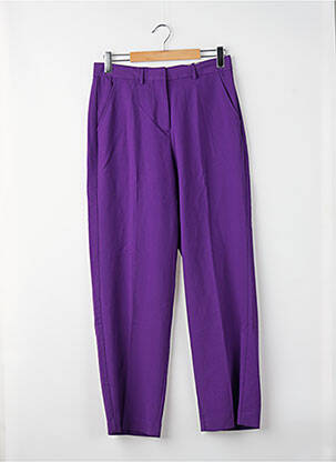 Pantalon drept croială dreaptă violet JJXX femeie