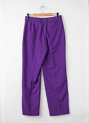 Pantalon drept croială dreaptă violet JJXX femeie