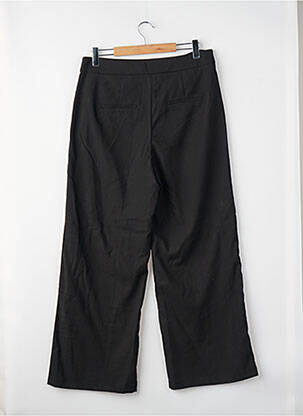 Pantalon drept închidere cu fermoar sub clapetă cu cârlig negru VERO MODA femeie