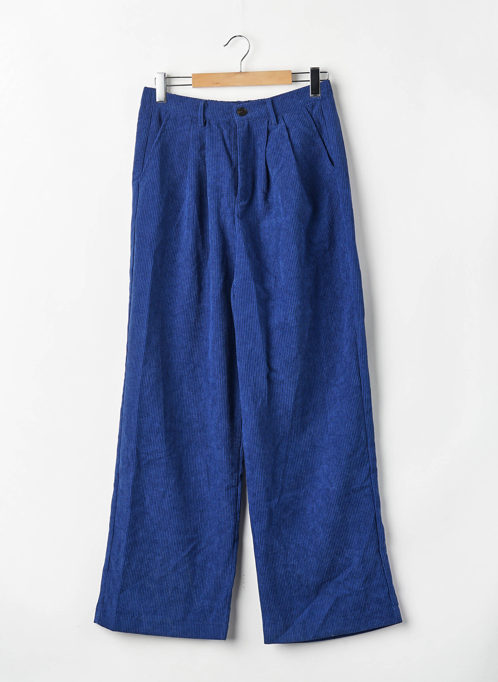 Pantalon larg albastru LE FABULEUX MARCEL DE BRUXELLES femeie