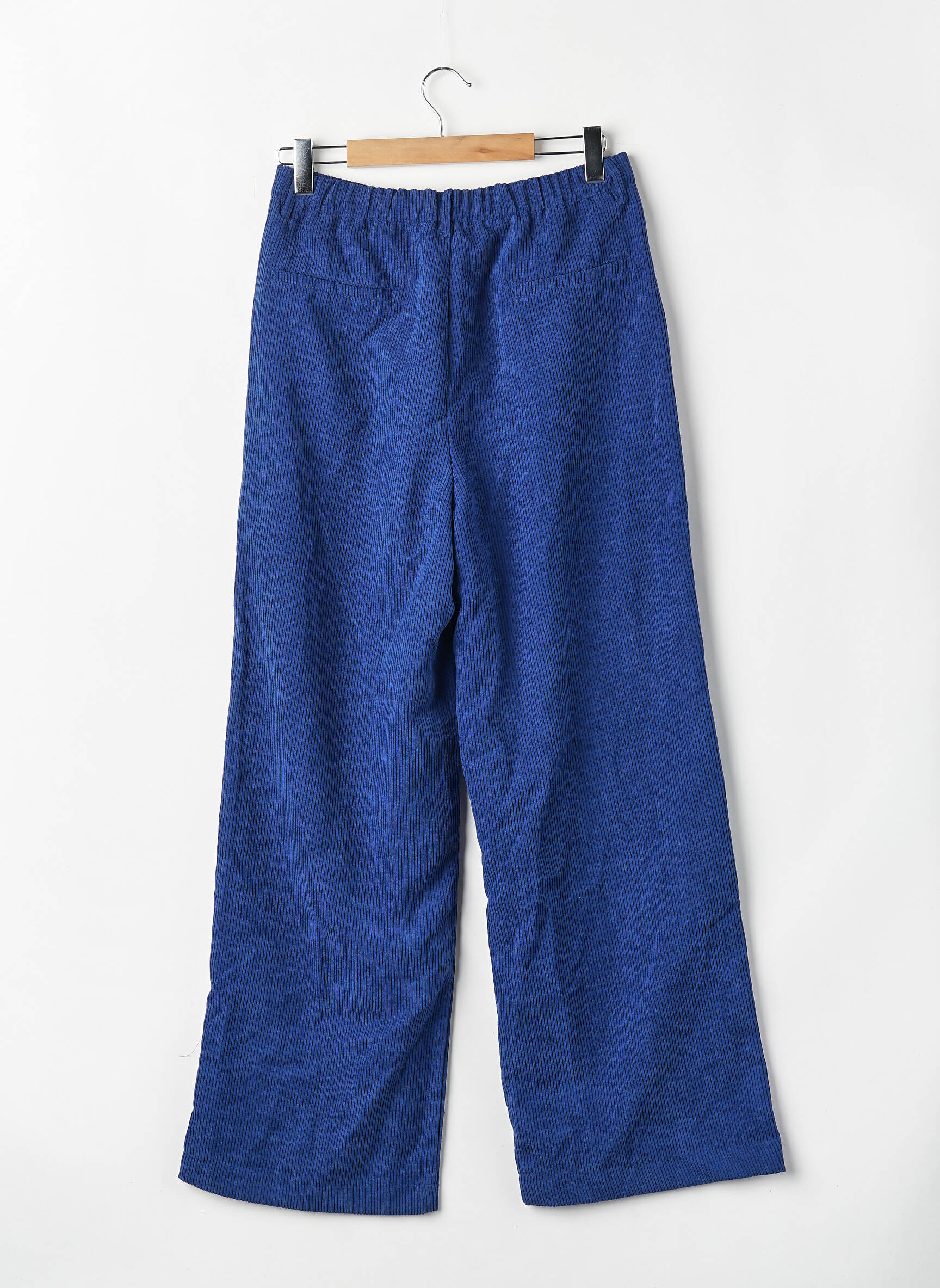 Pantalon larg albastru LE FABULEUX MARCEL DE BRUXELLES femeie
