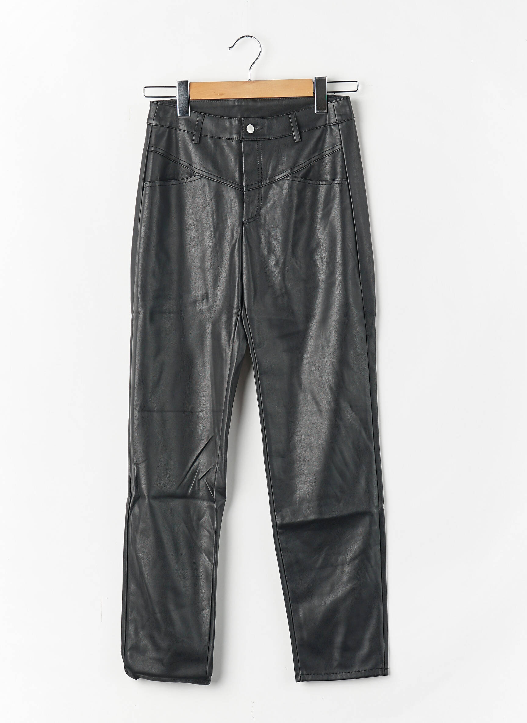 Pantalon slim negru ONLY femeie