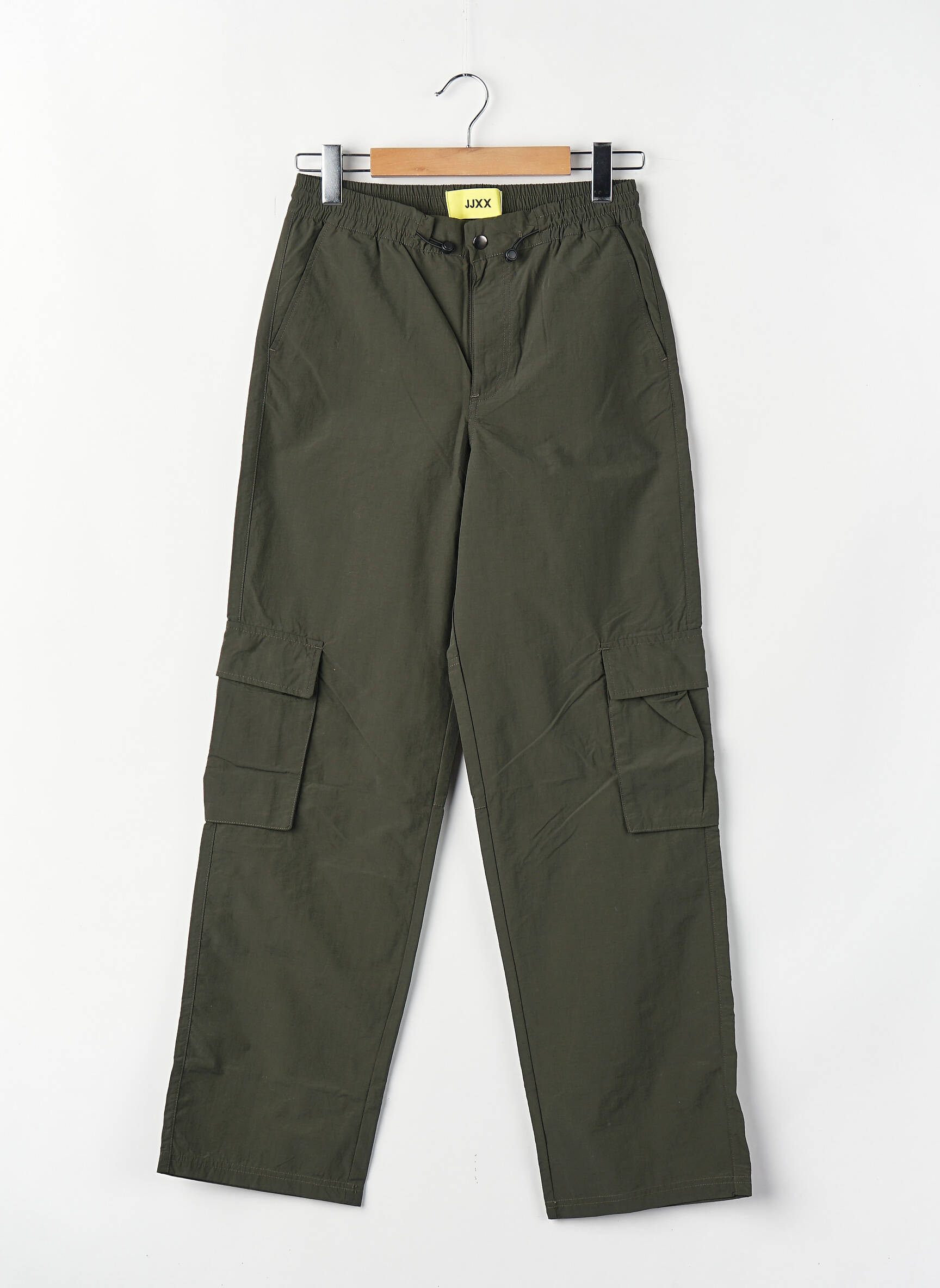 Pantalon cargo mărime normală mărime normală verde JJXX femeie