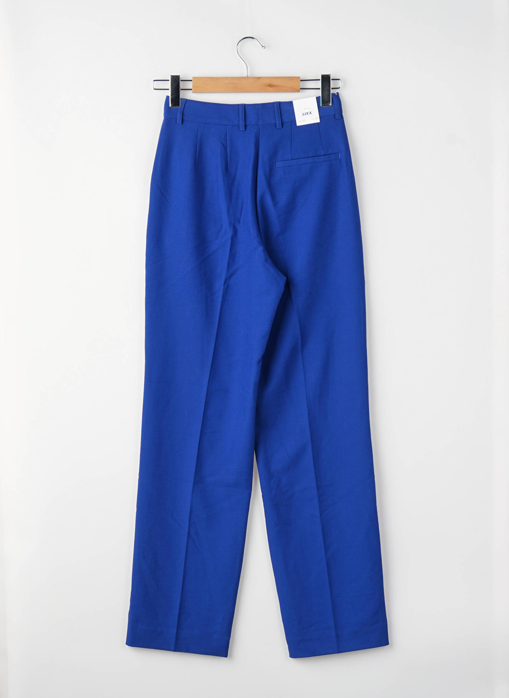 Pantalon drept talie înaltă talie înaltă albastru JJXX femeie