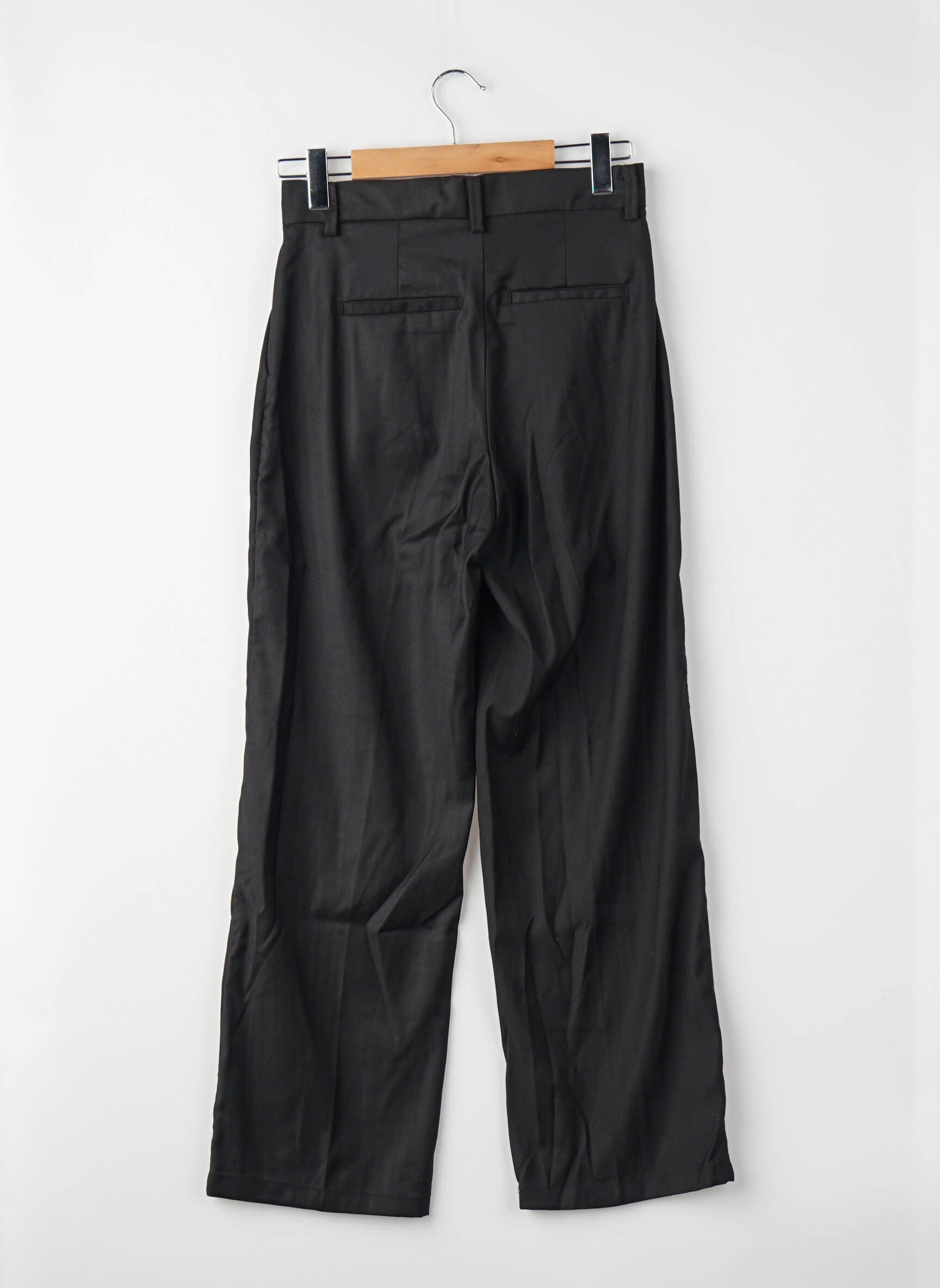 Pantalon drept mărime normală mărime normală negru VERO MODA femeie
