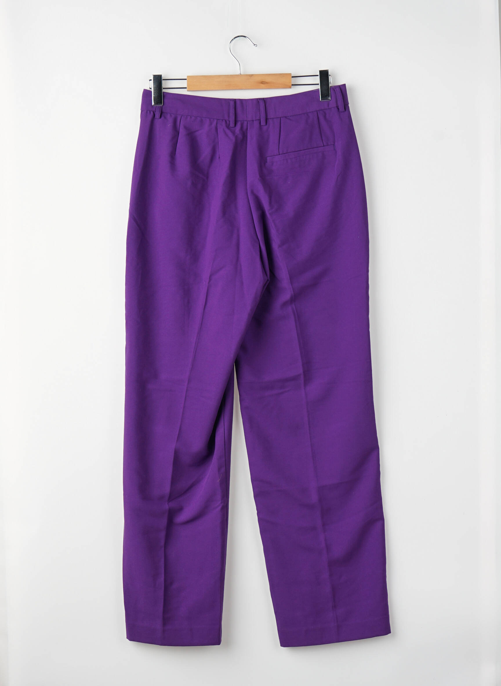 Pantalon drept croială dreaptă violet JJXX femeie