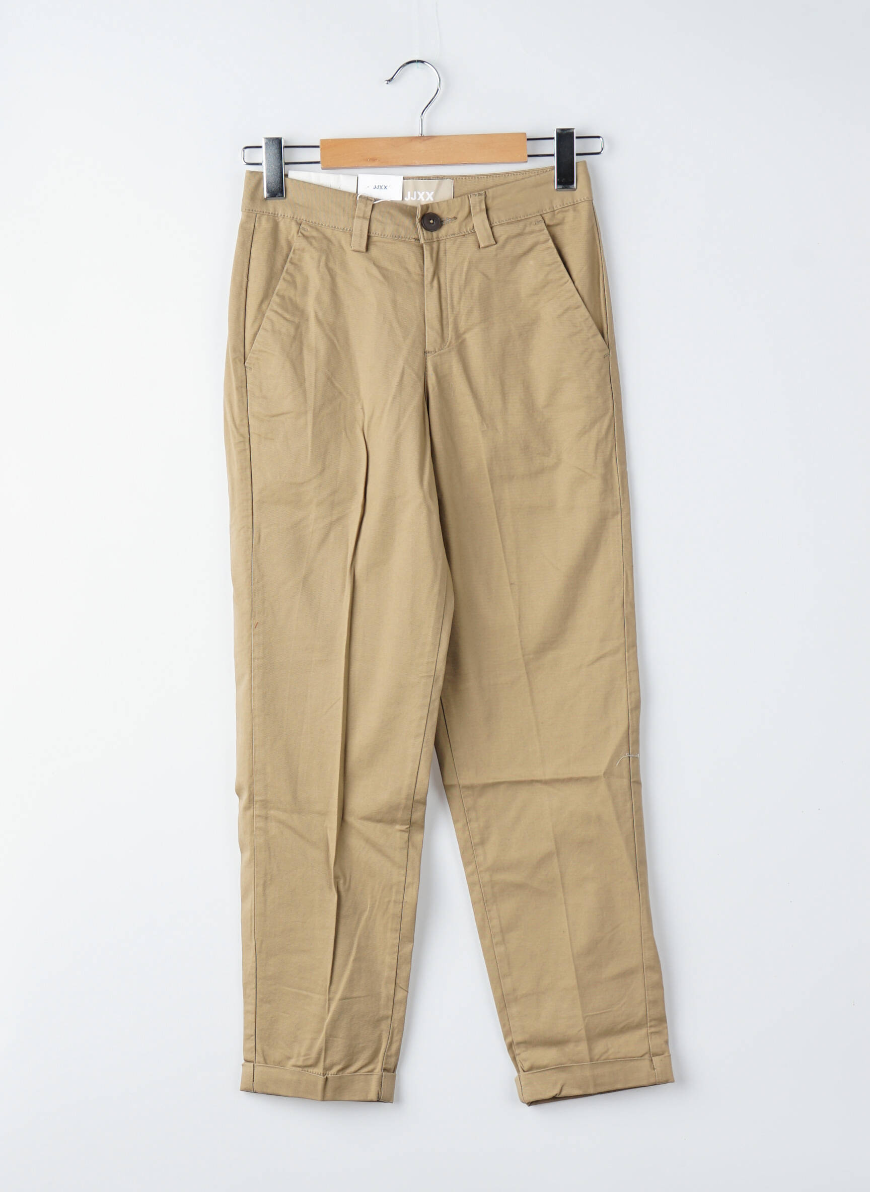 Pantalon chino bej JJXX femeie