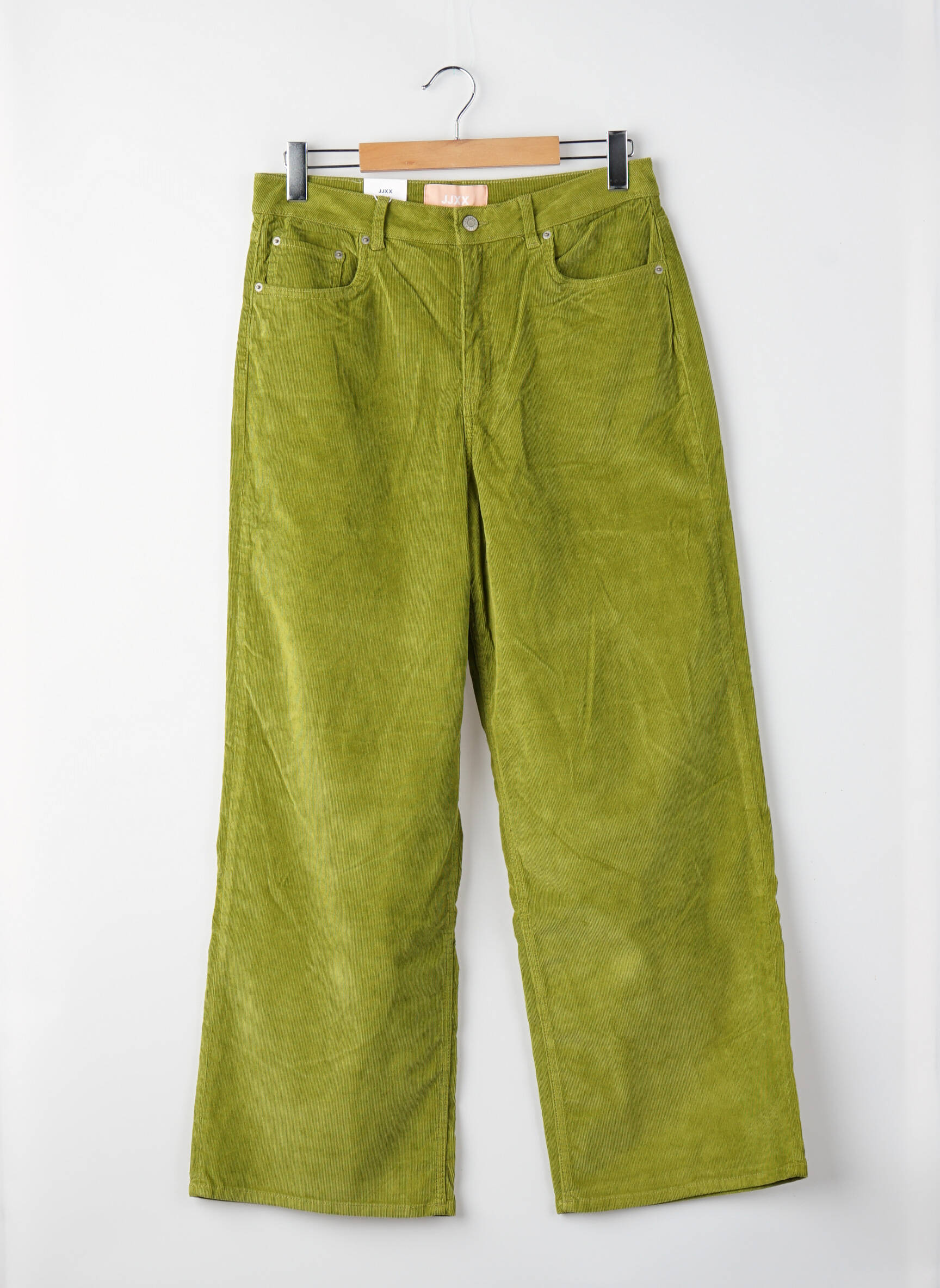 Pantalon drept verde JJXX femeie