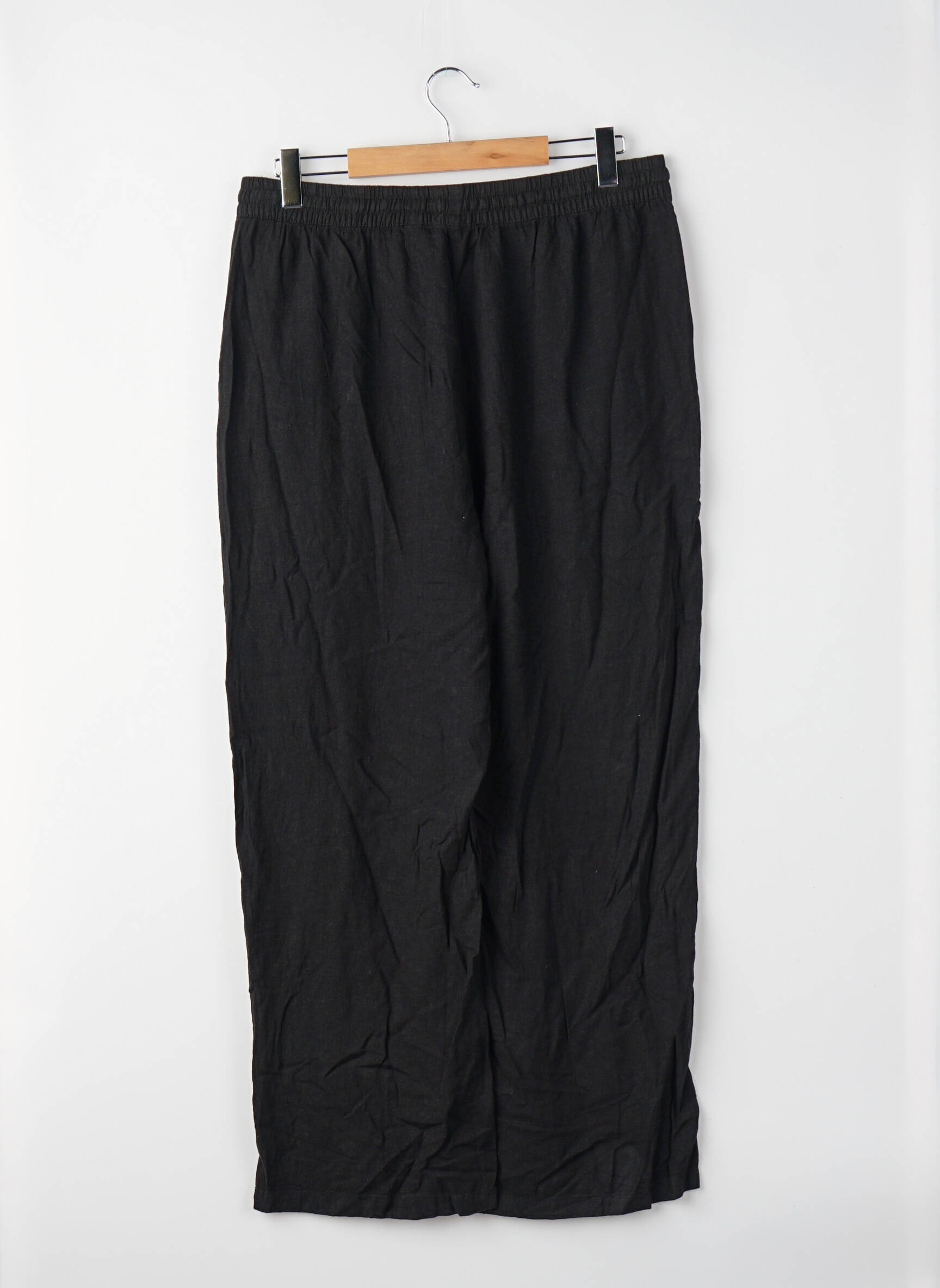 Pantalon larg negru VERO MODA femeie