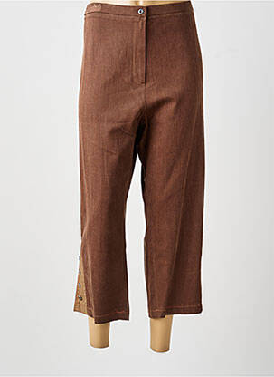 Pantalon 7/8 maro MULTIPLES femeie
