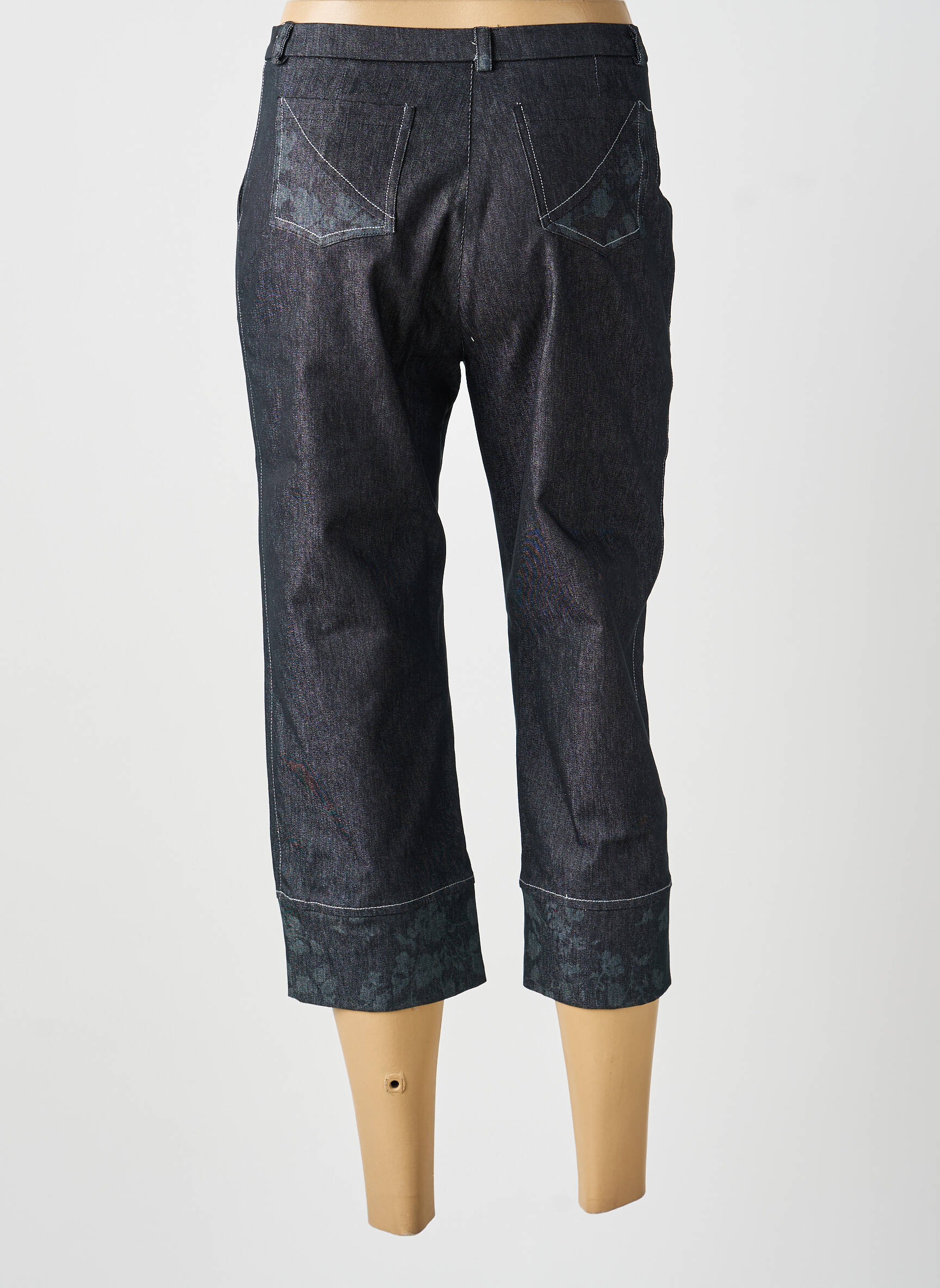 Pantalon 7/8 negru MULTIPLES femeie