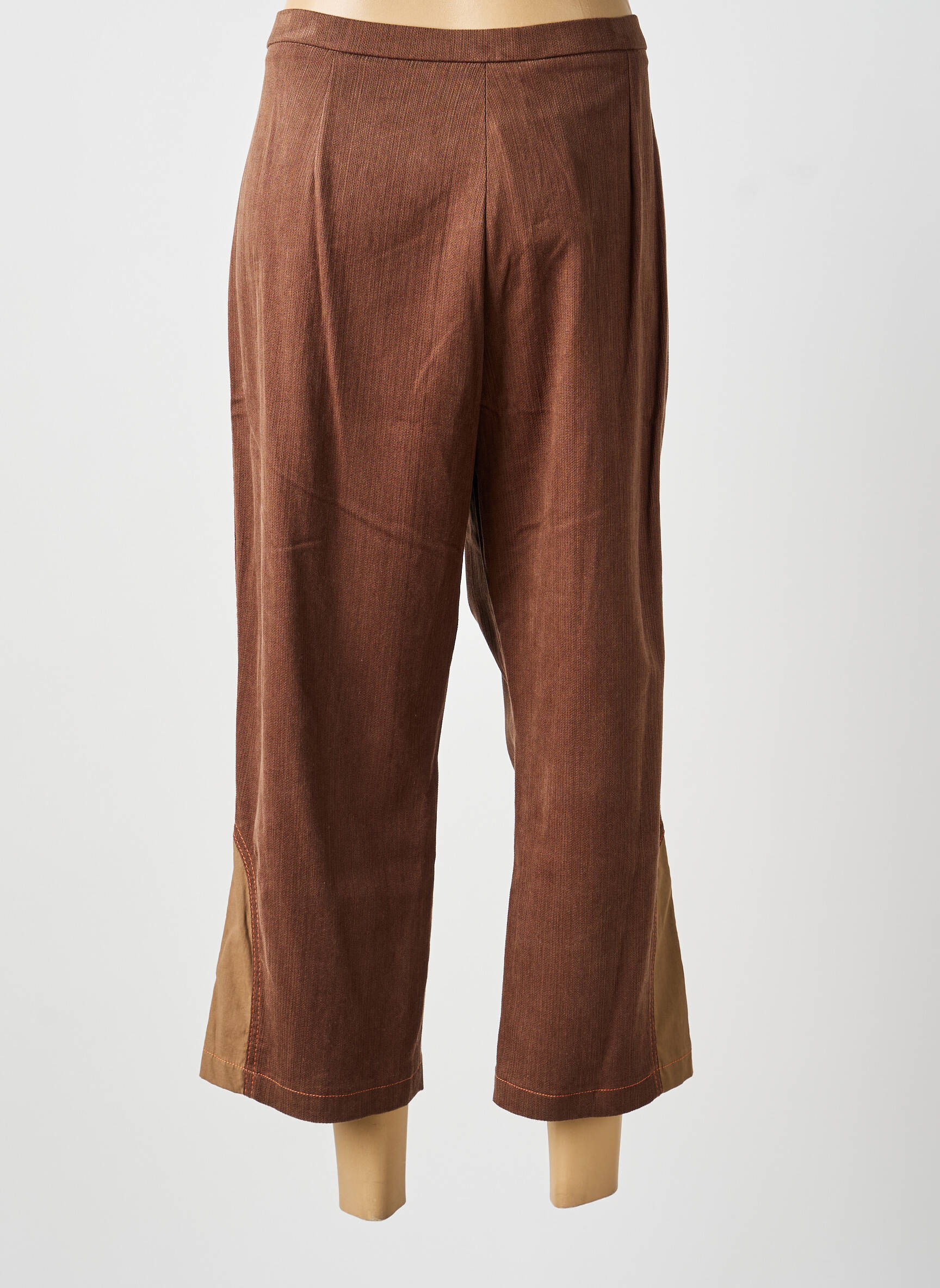 Pantalon 7/8 maro MULTIPLES femeie