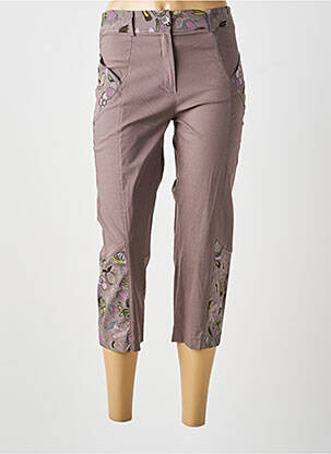 Pantalon 7/8 maro MULTIPLES femeie