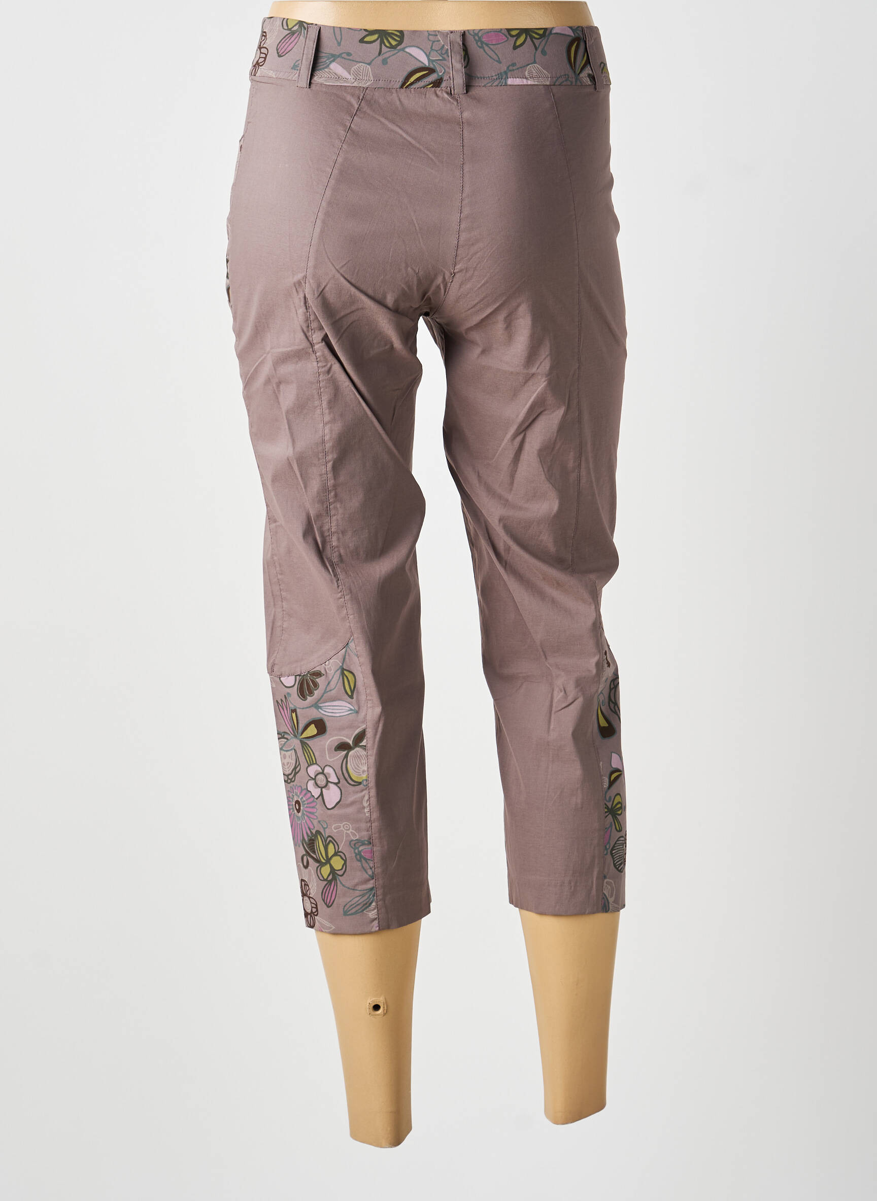 Pantalon 7/8 maro MULTIPLES femeie