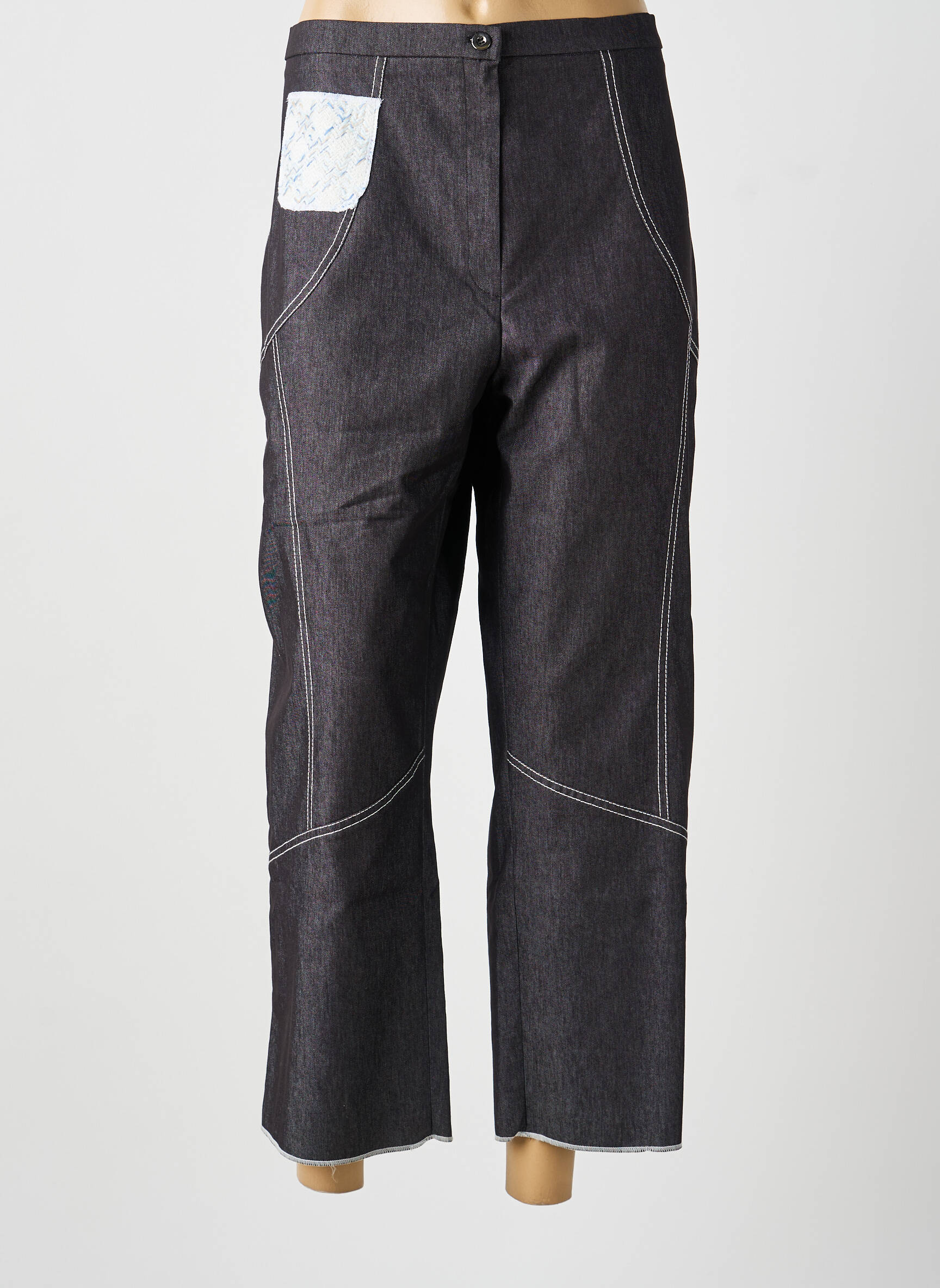 Pantalon 7/8 gri MULTIPLES femeie