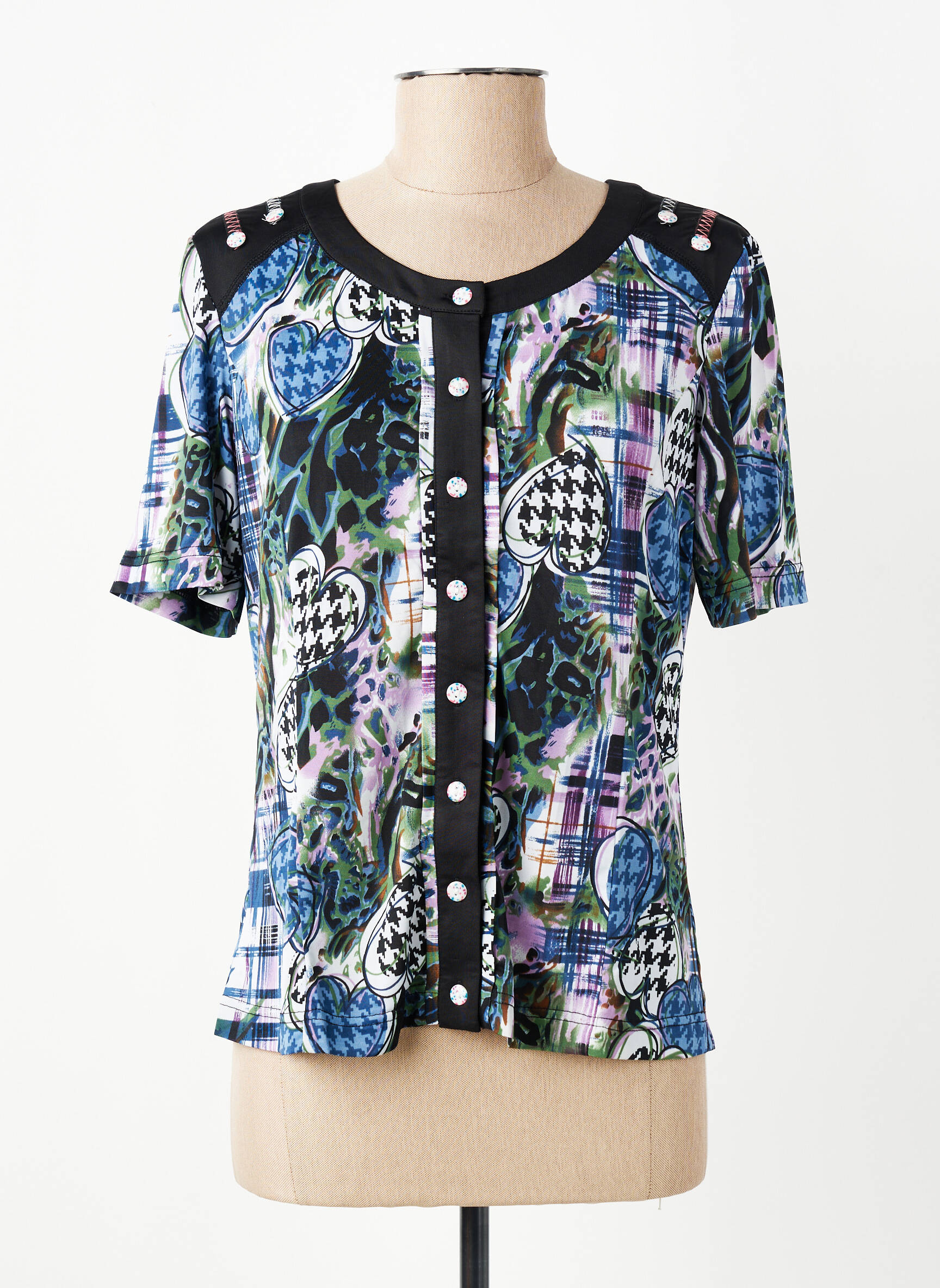Tricou negru MULTIPLES femeie