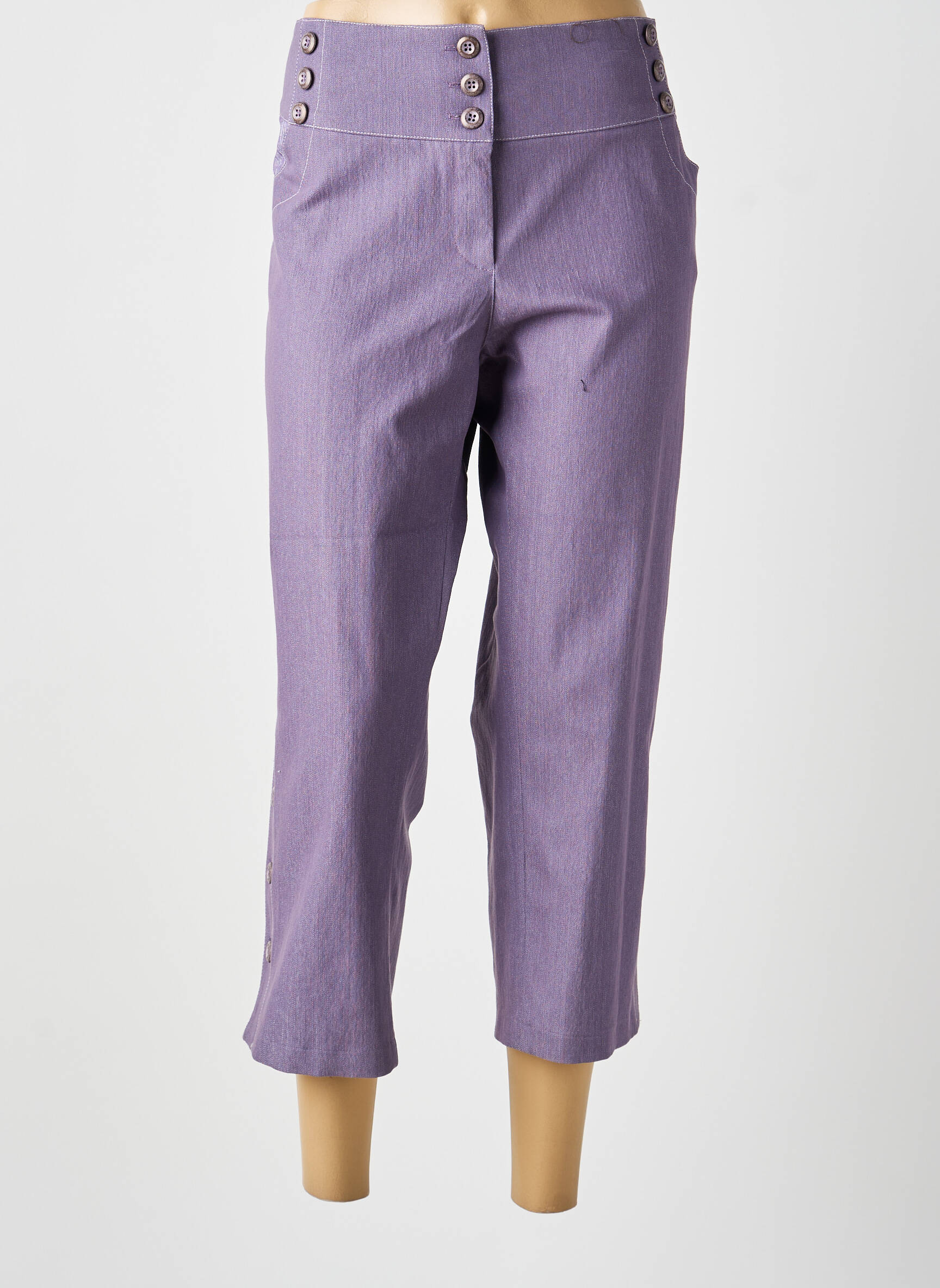 Pantalon 7/8 violet MULTIPLES femeie