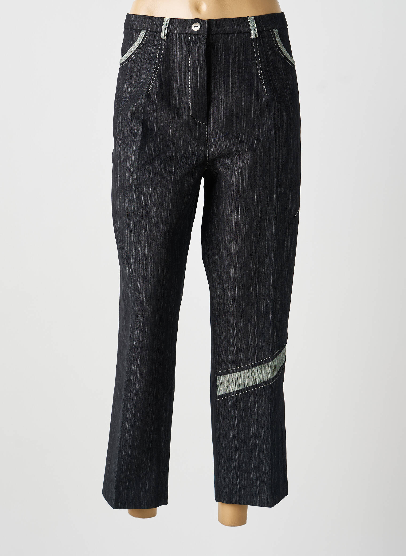 Pantalon 7/8 negru MULTIPLES femeie