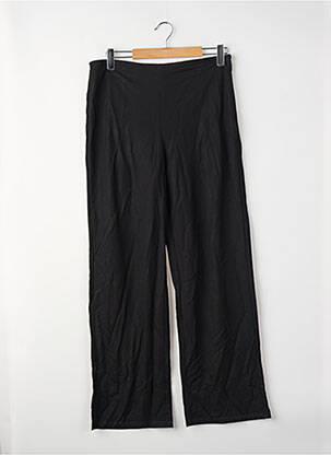 Pantalon larg negru MANGO femeie