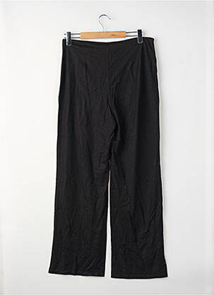 Pantalon larg negru MANGO femeie