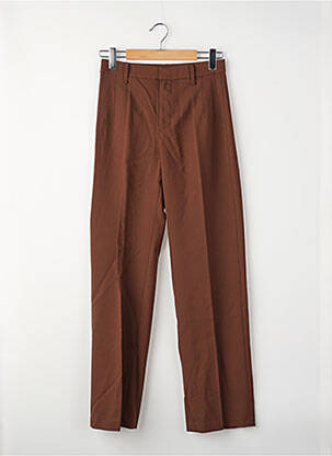 Pantalon drept maro MANGO femeie