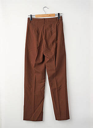 Pantalon drept maro MANGO femeie