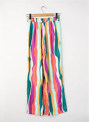 Pantalon larg verde VERO MODA femeie