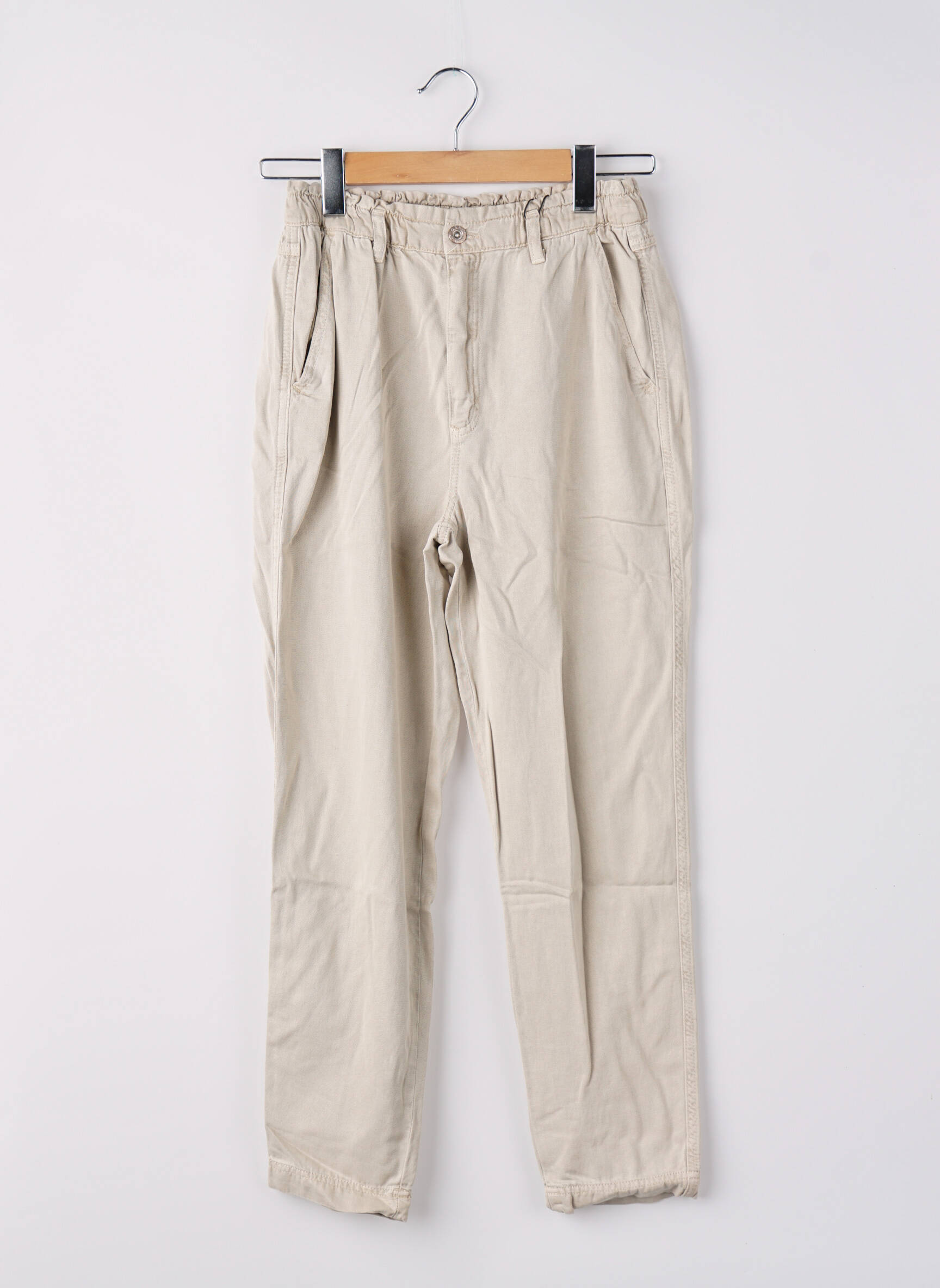 Pantalon drept bej OXXO femeie
