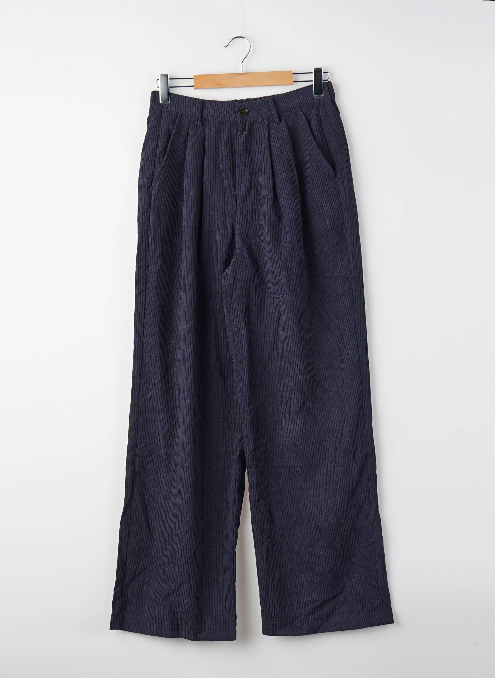 Pantalon larg albastru LE FABULEUX MARCEL DE BRUXELLES femeie