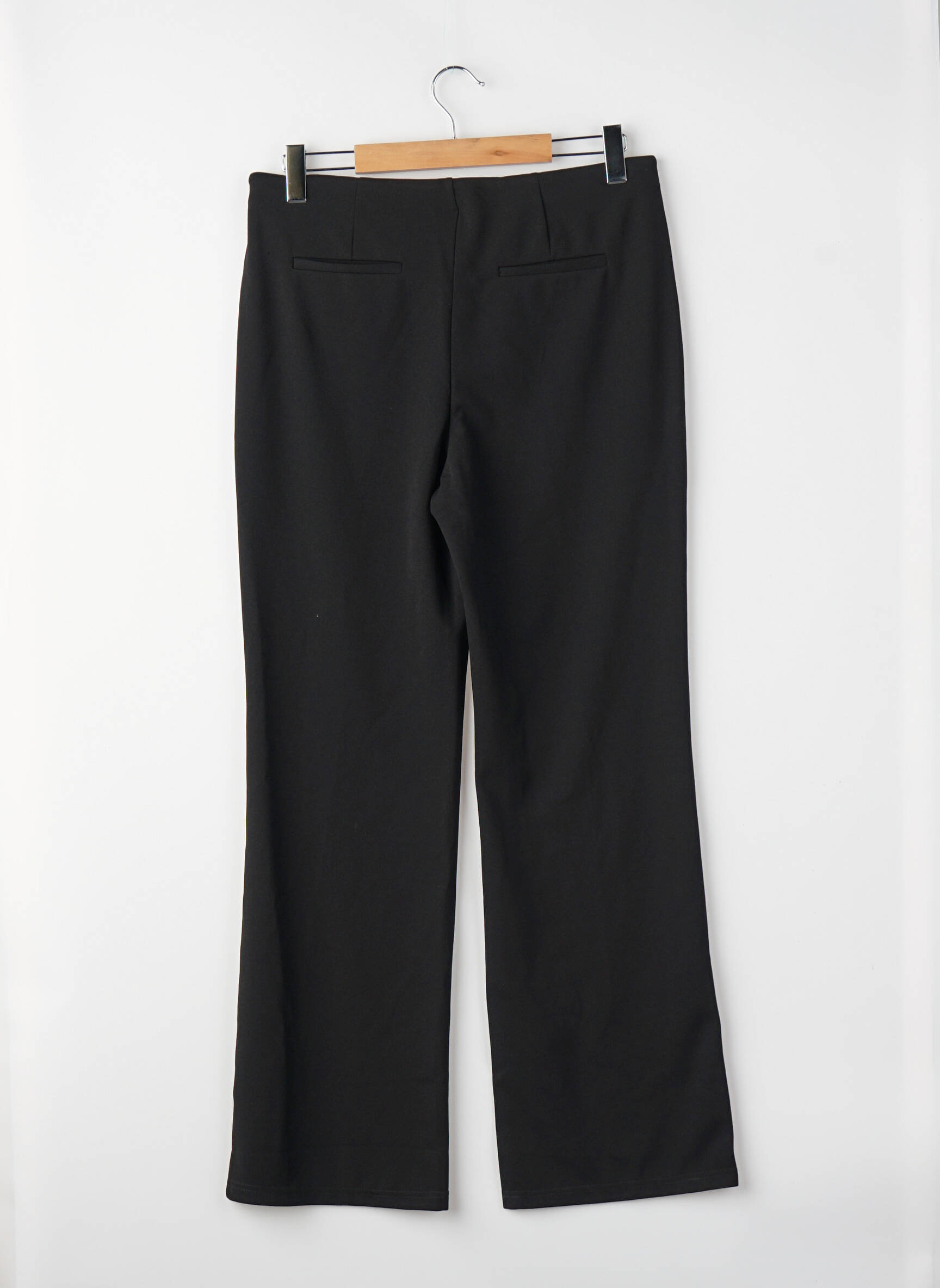 Pantalon drept negru MANGO femeie