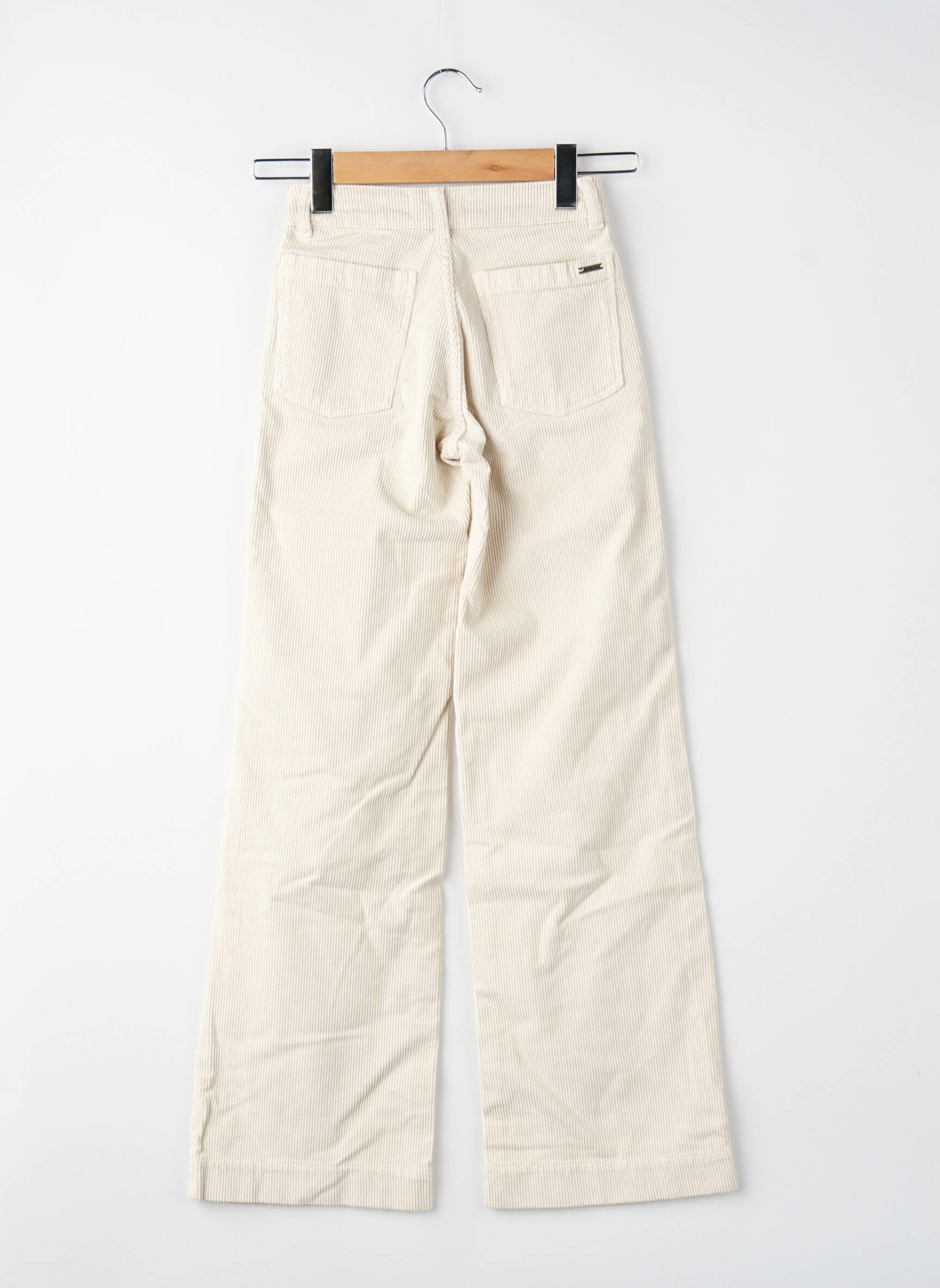 Pantalon drept alb BROWNIE femeie