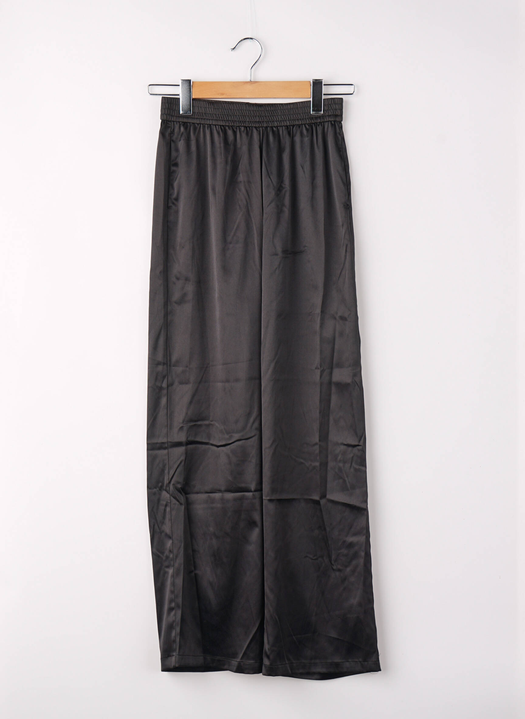 Pantalon larg mărime normală mărime normală negru ONLY femeie