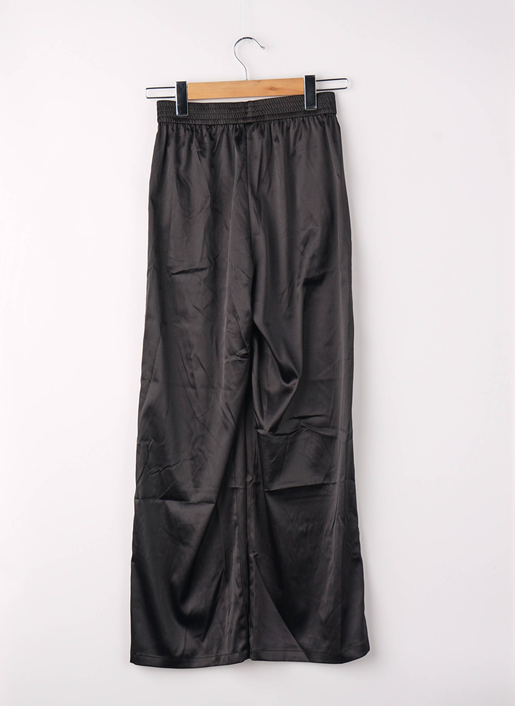Pantalon larg mărime normală mărime normală negru ONLY femeie