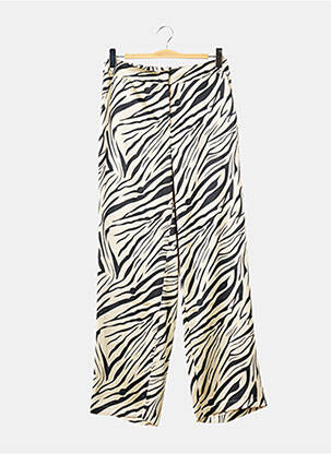 Pantalon drept croială dreaptă bej VILA femeie