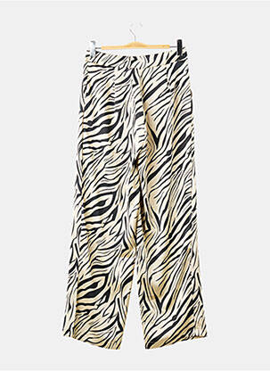Pantalon drept croială dreaptă bej VILA femeie