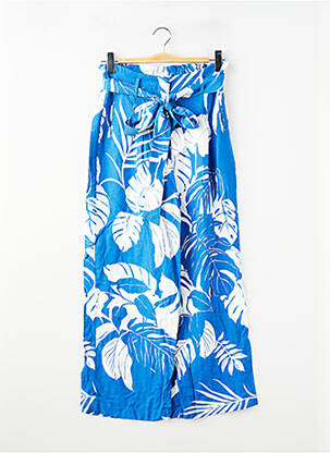 Pantalon drept albastru MANGO femeie