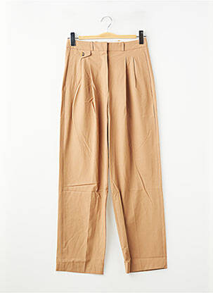 Pantalon drept maro MANGO femeie